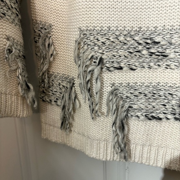 Lou & Grey Fringe Out Mock Neck Sweater, Size Small - Picture 5 of 16